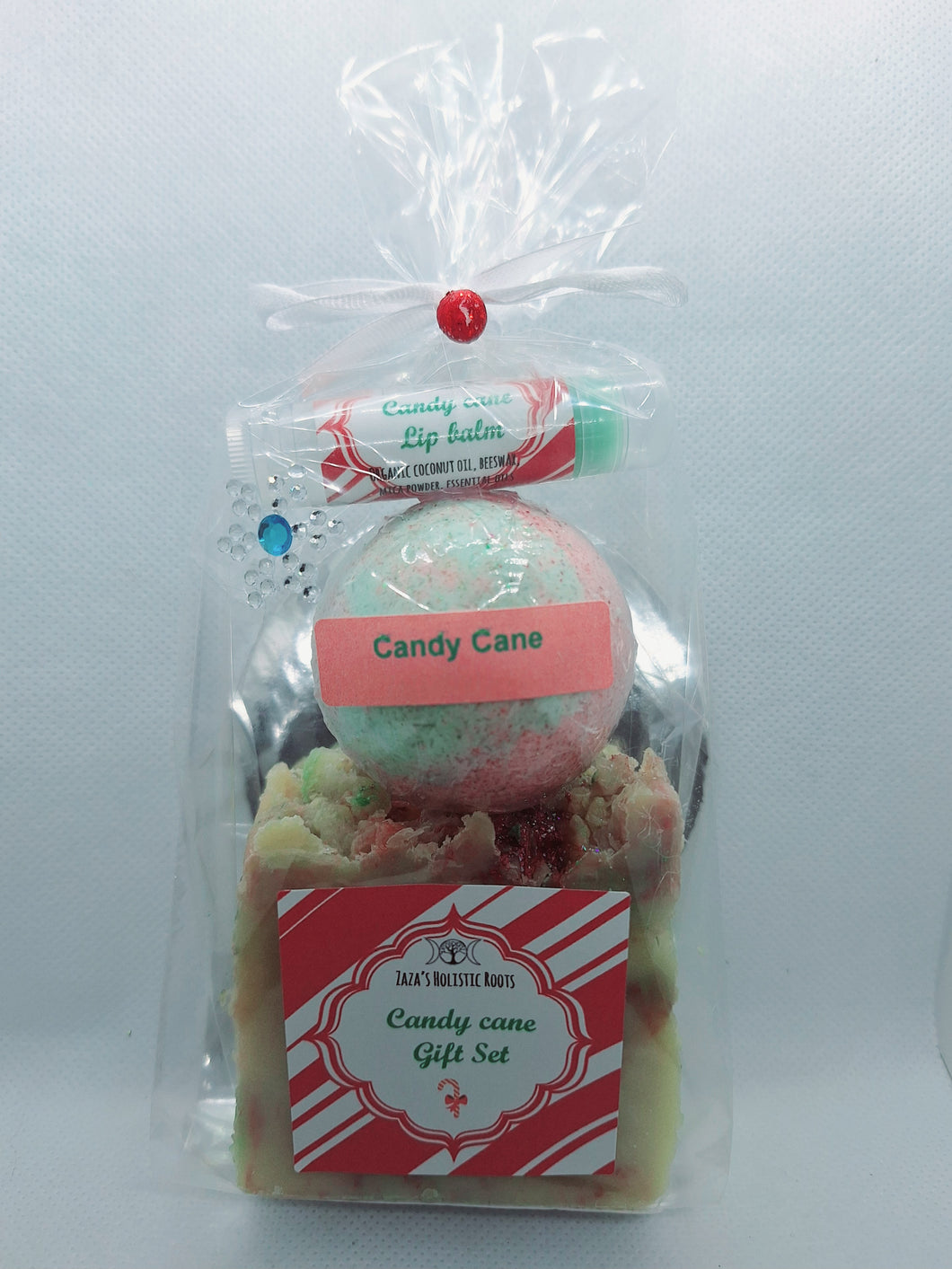 Candy Cane Bath Gift Set